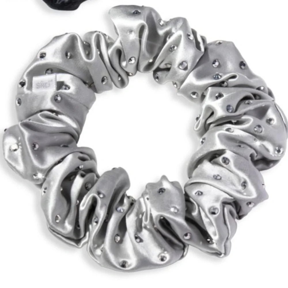 (2) SLIP Moonlight Embellished Silk Scrunchies